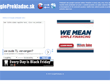 Tablet Screenshot of googleprekladac.sk